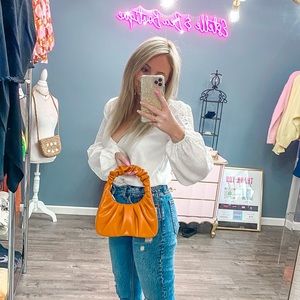 Orange Trendy Handbag